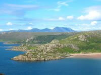 Highlands of Scotland near Camusnagaul